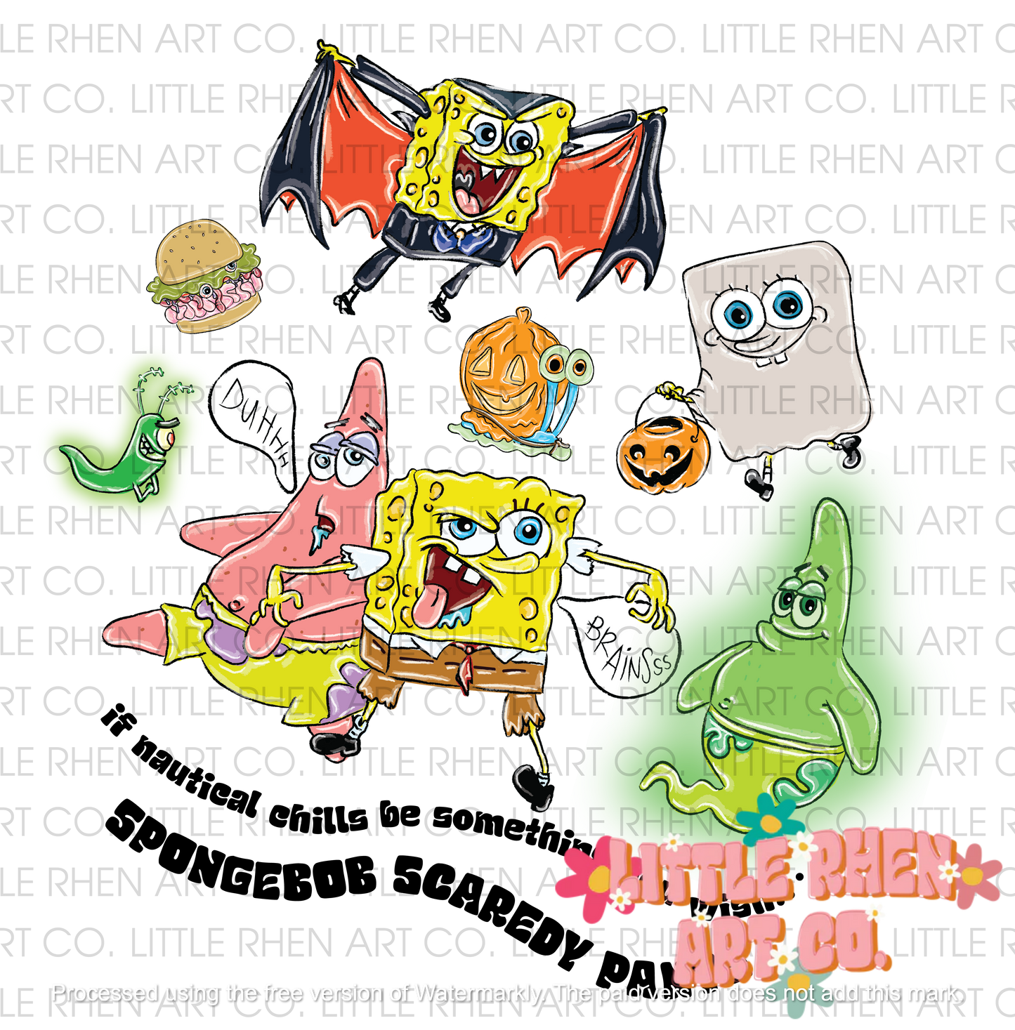 Porous & Yellow Scaredy Pants *LIMITED