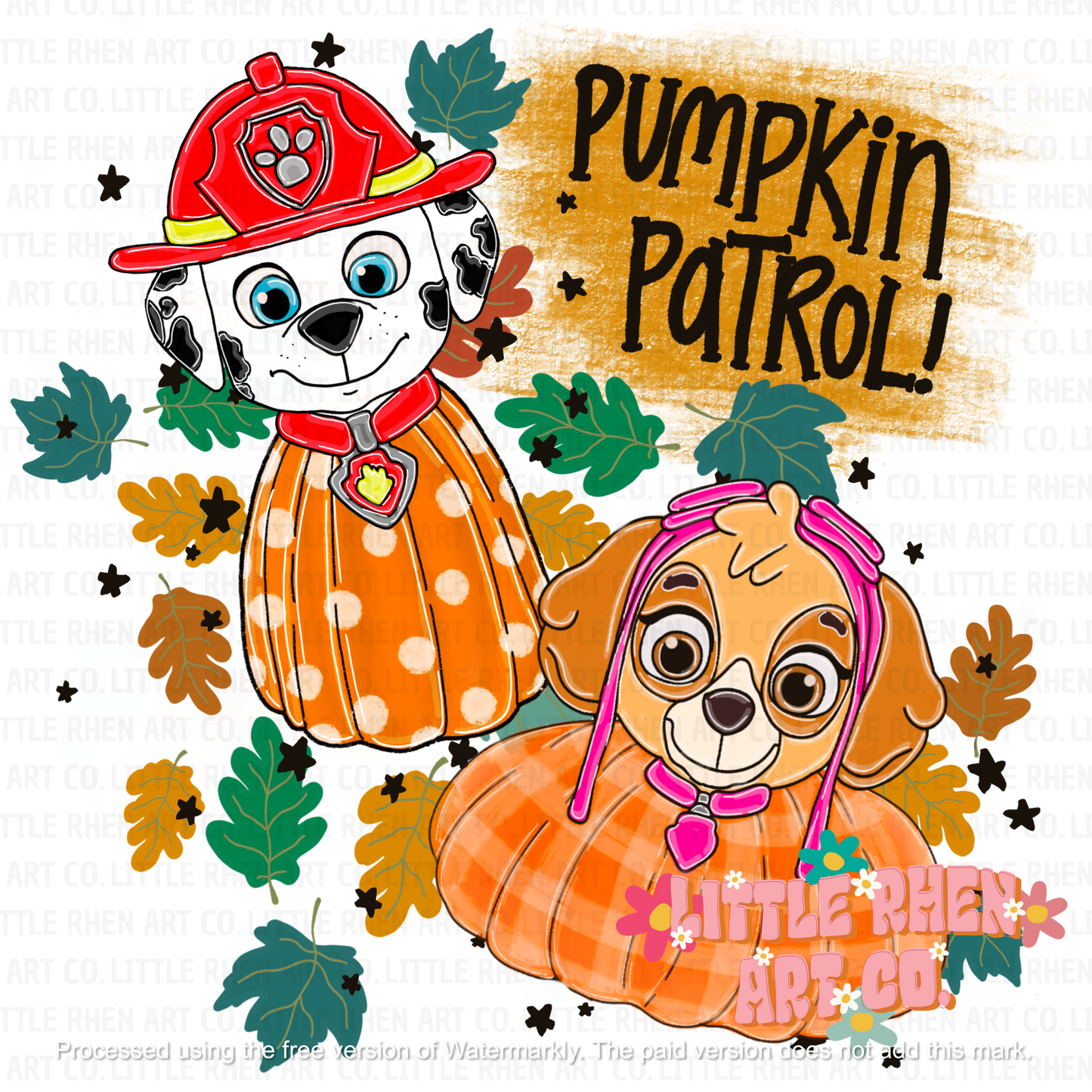 Pumpkin Patrol Pups **LIMITED