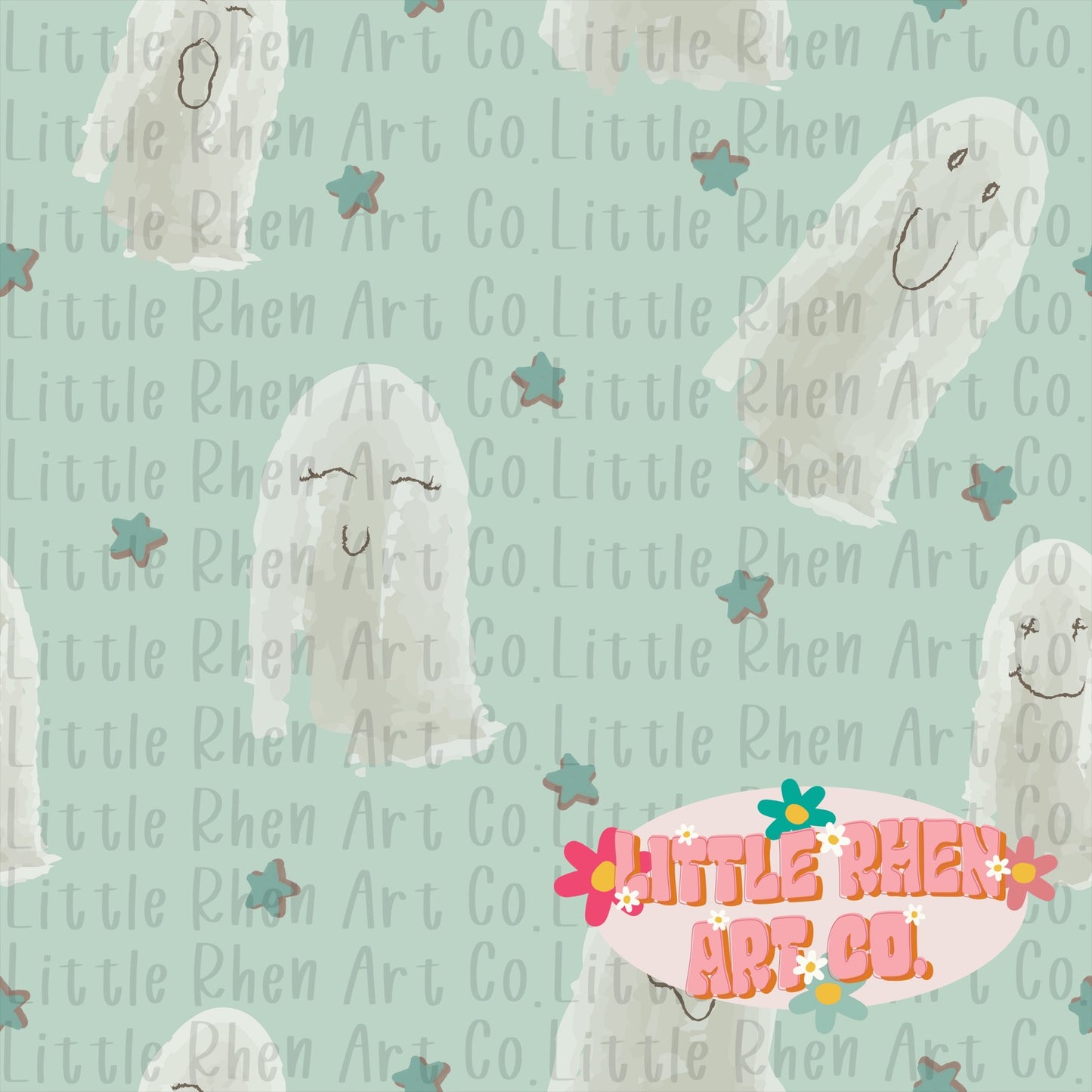 Watercolor Ghosts
