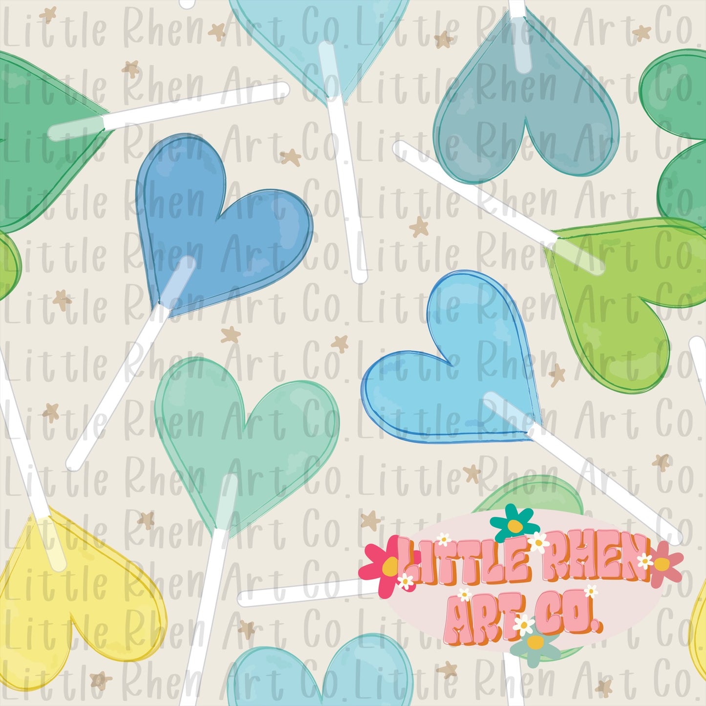 Heart Lollies