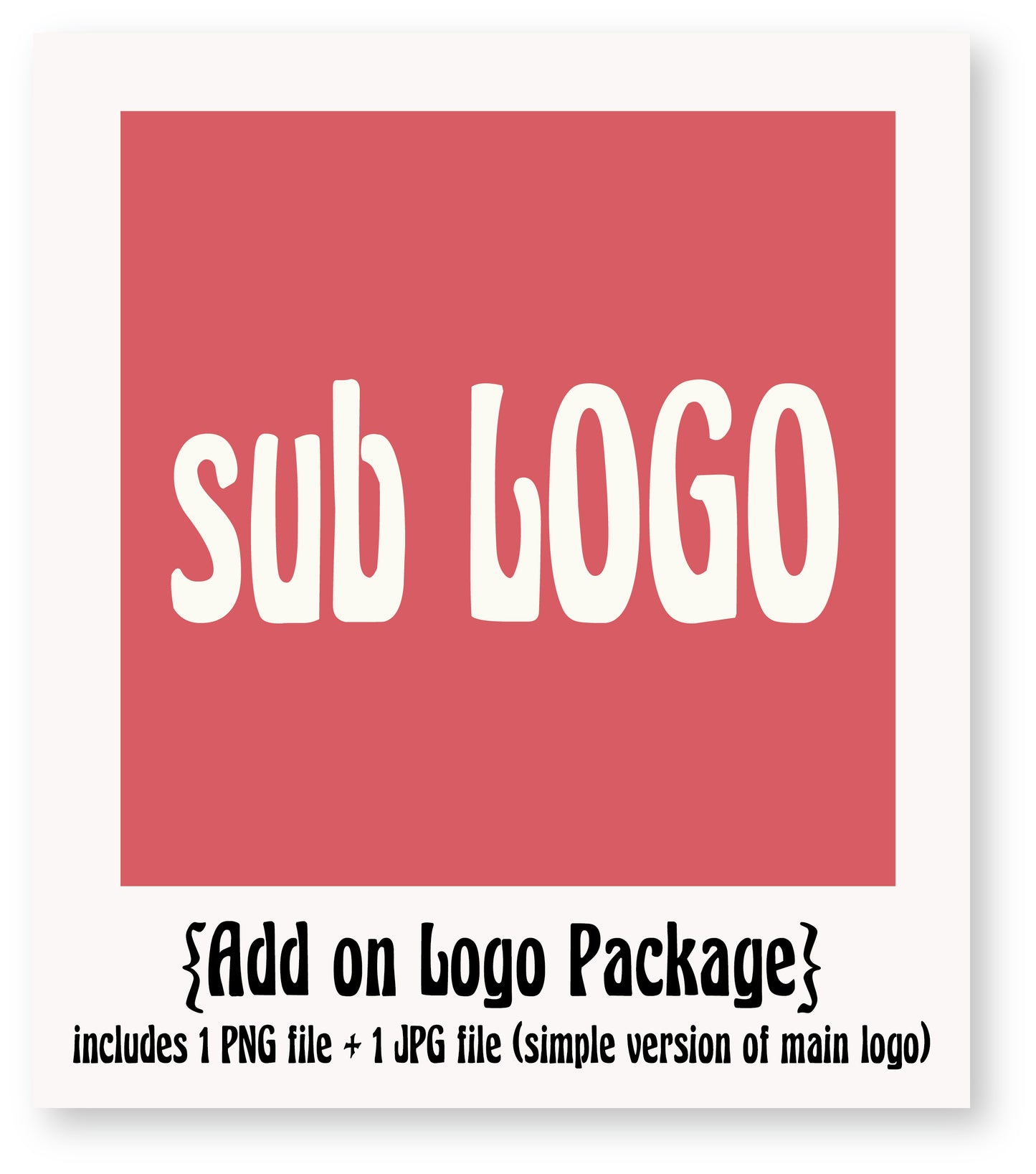 Sub Logo Add On