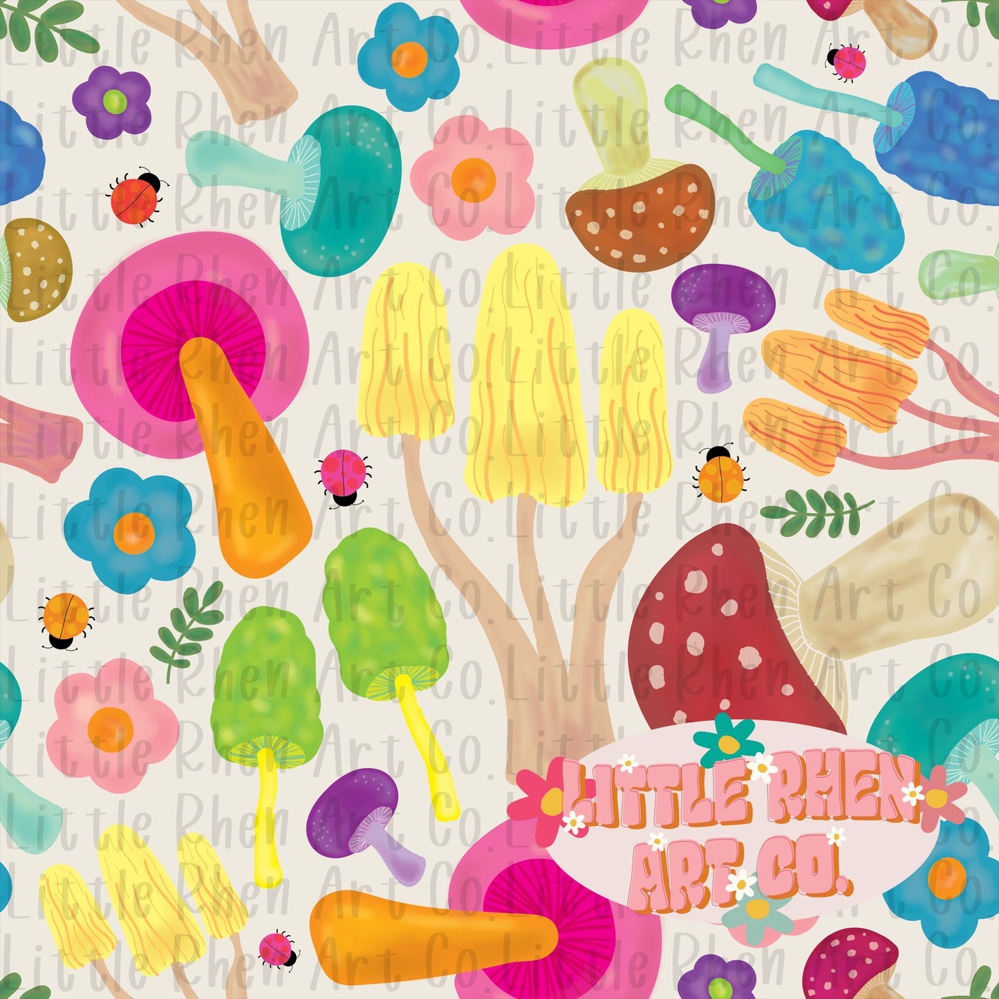 Bright Mushrooms