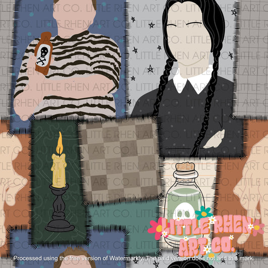 Cooky Patchwork Family
