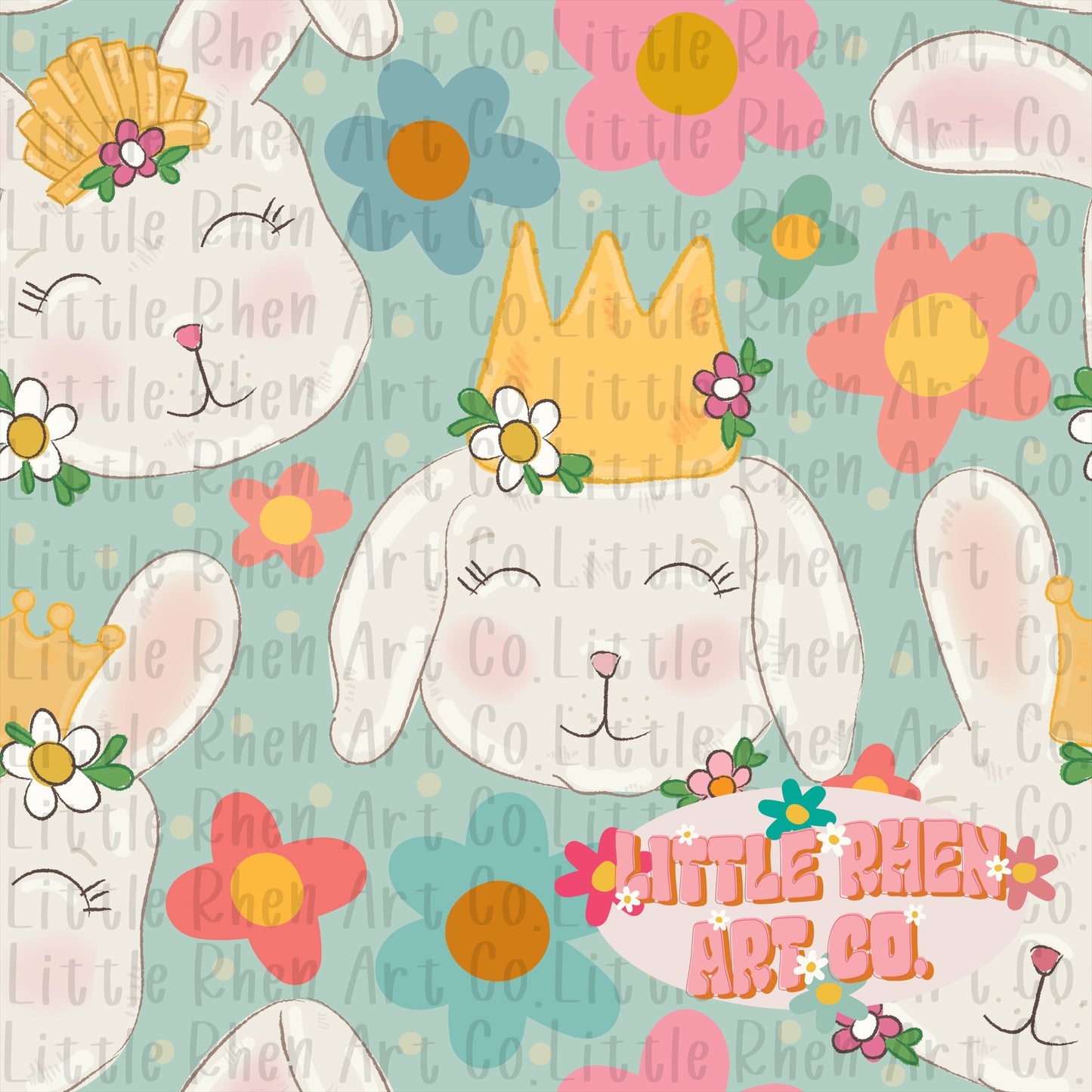 Floral Bunny