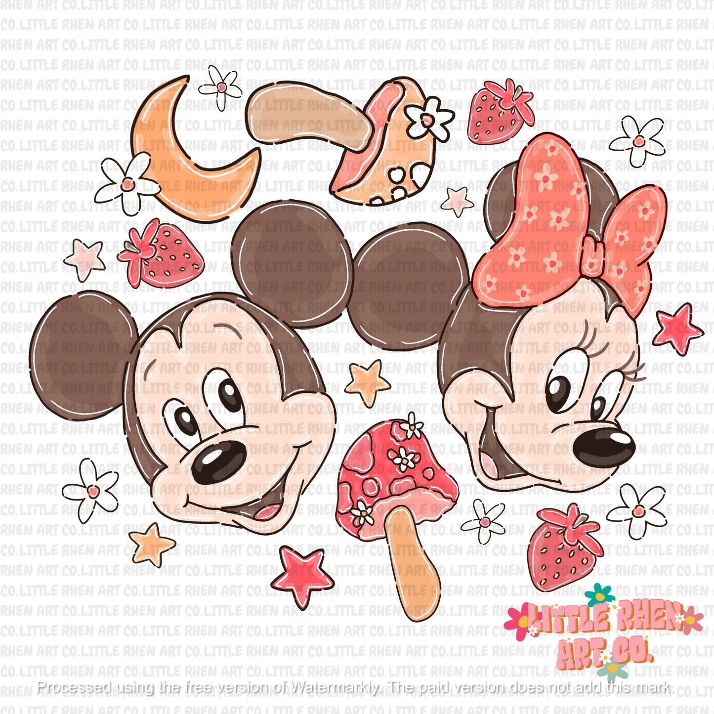 Peachy Nature Mouse