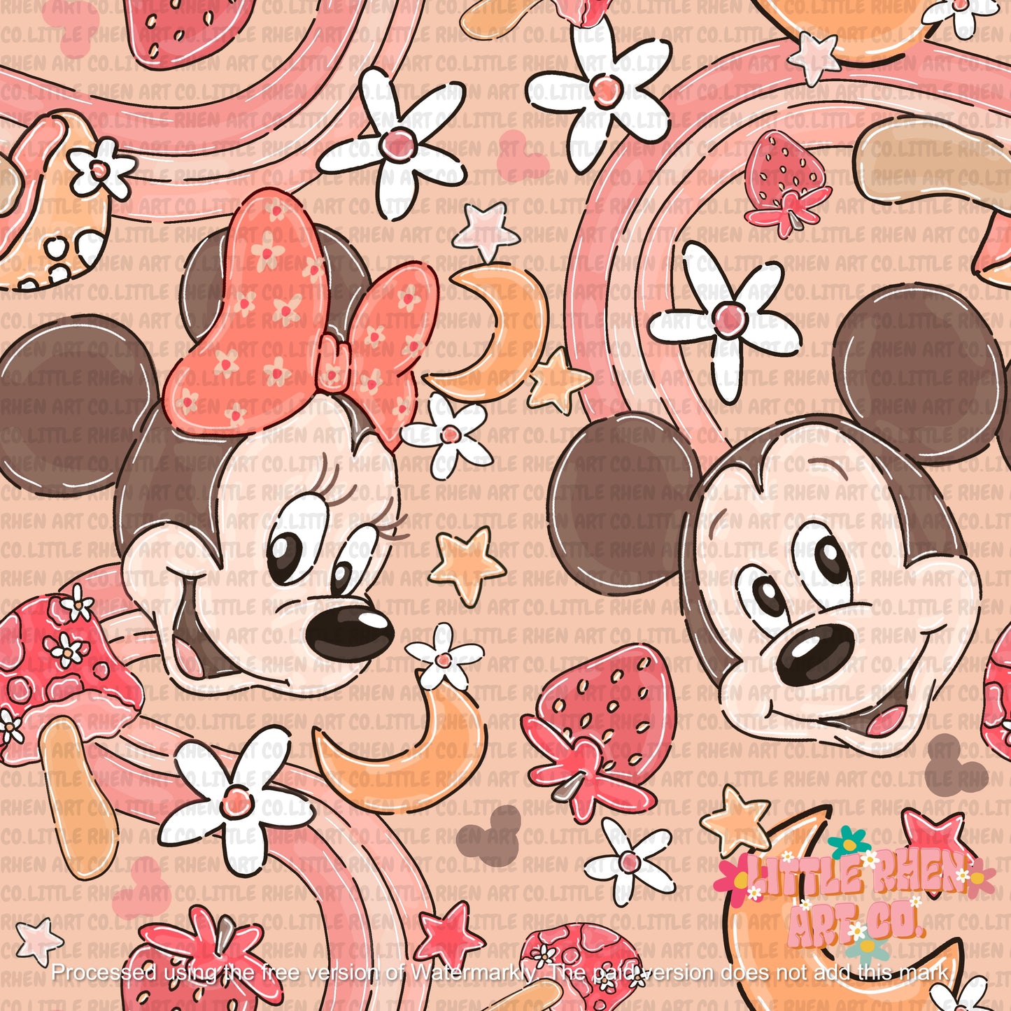 Peachy Nature Mouse