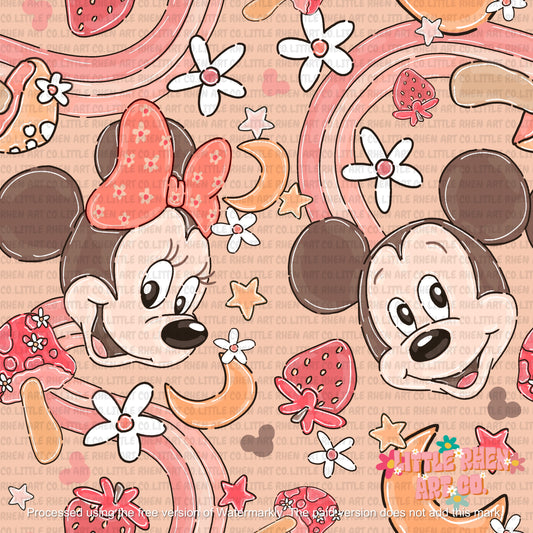 Peachy Nature Mouse