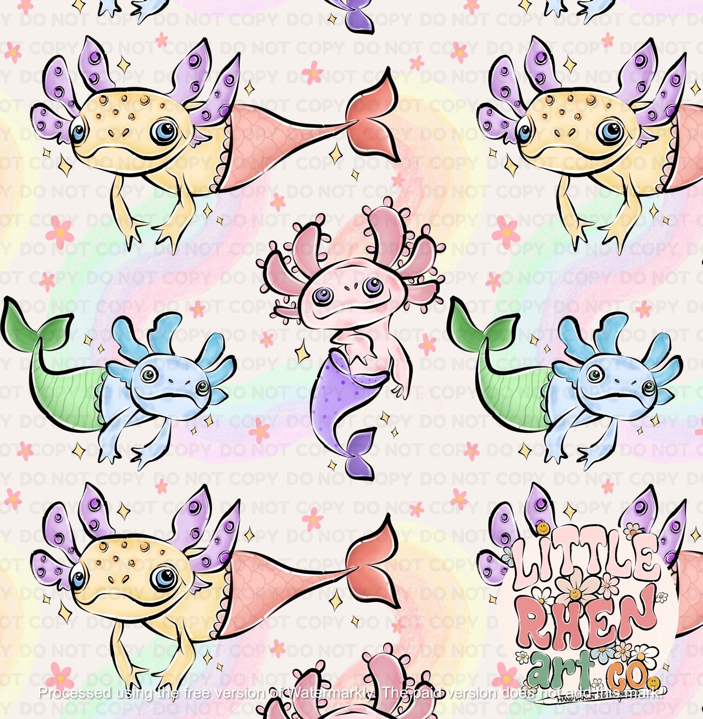 Axolotl Mermaids