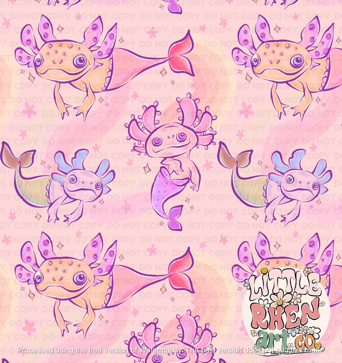 Axolotl Mermaids