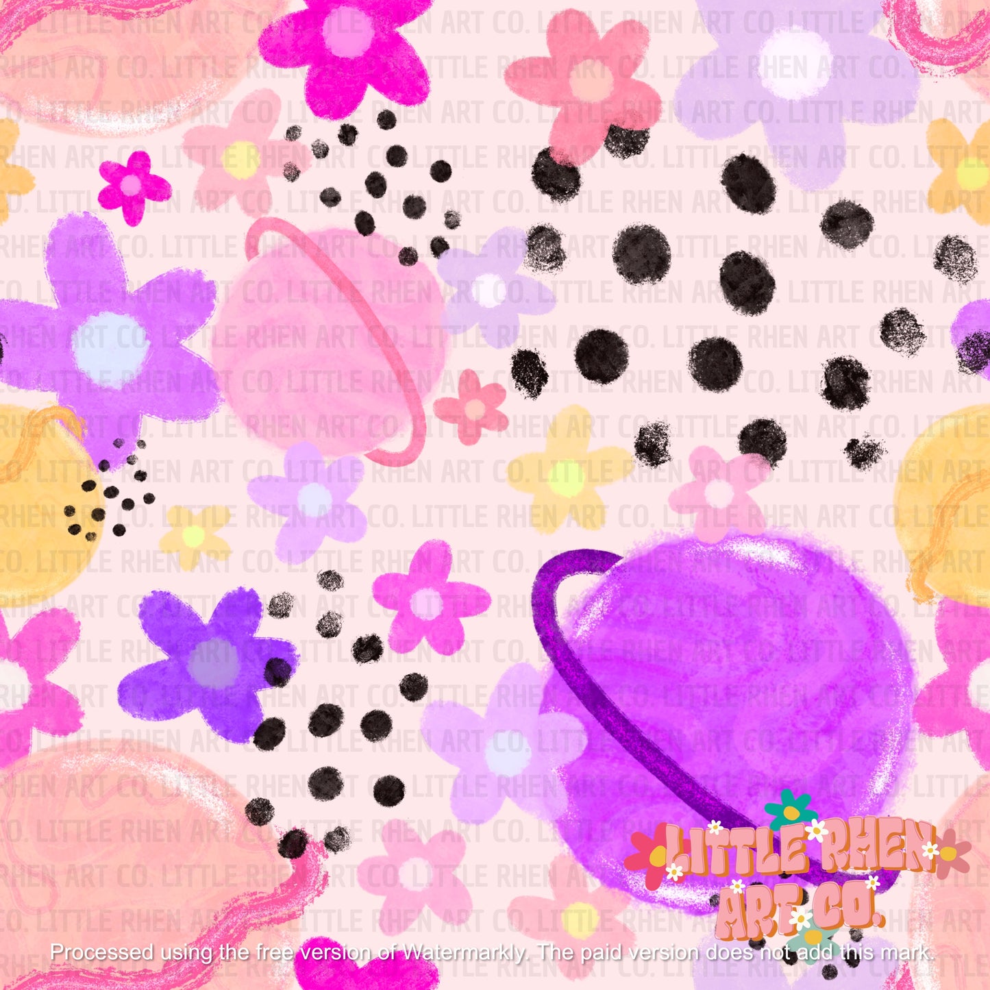 Pretty Pink Planets