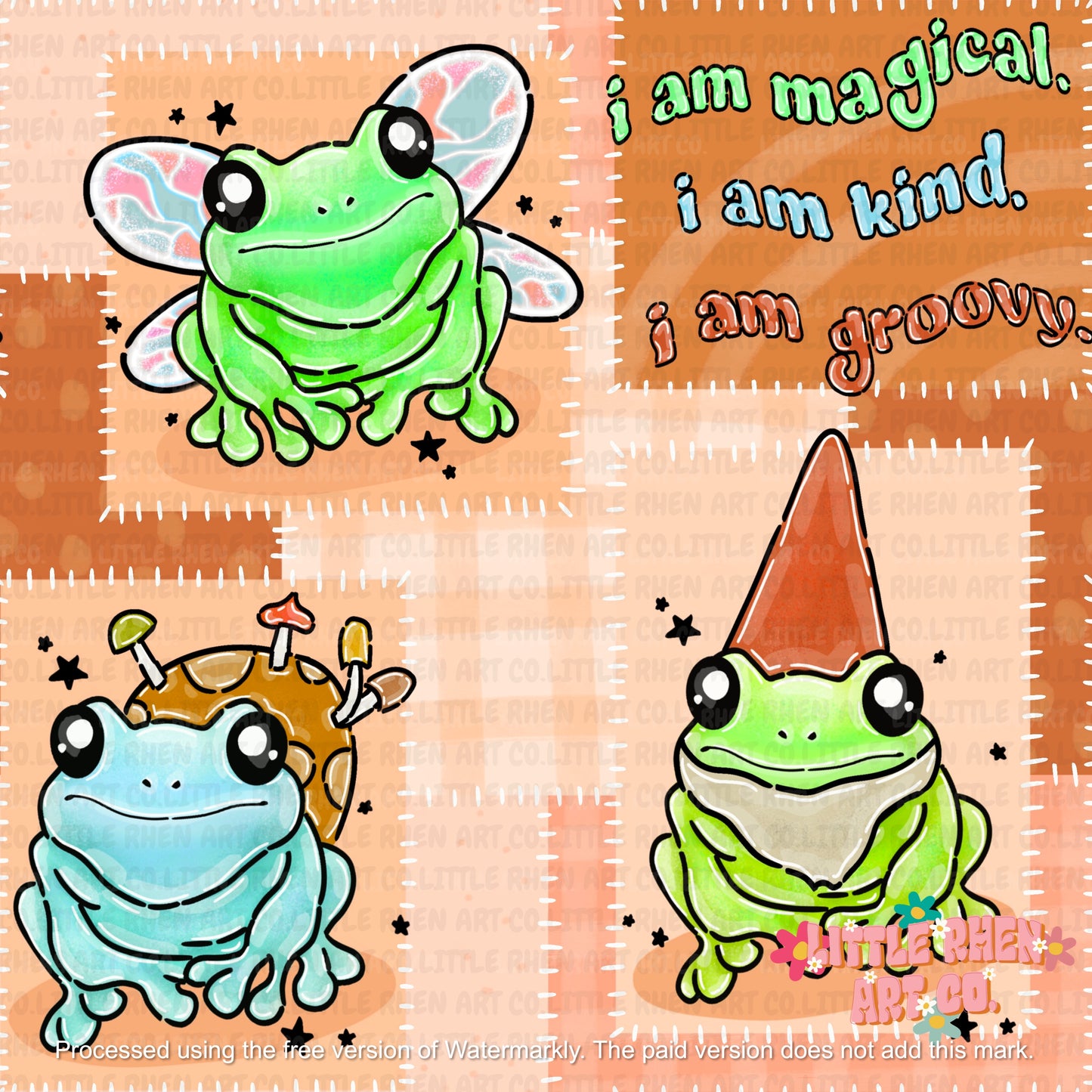 Affirmation Frogs