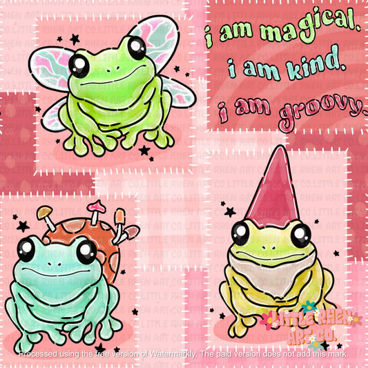Affirmation Frogs
