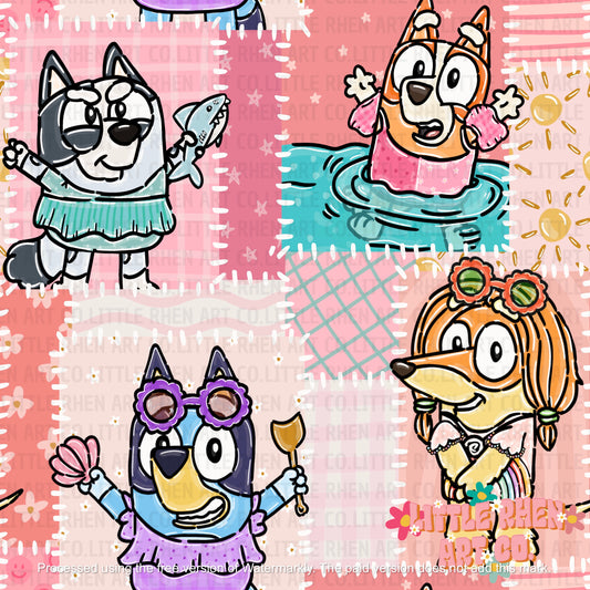 Beach Girls Patchwork