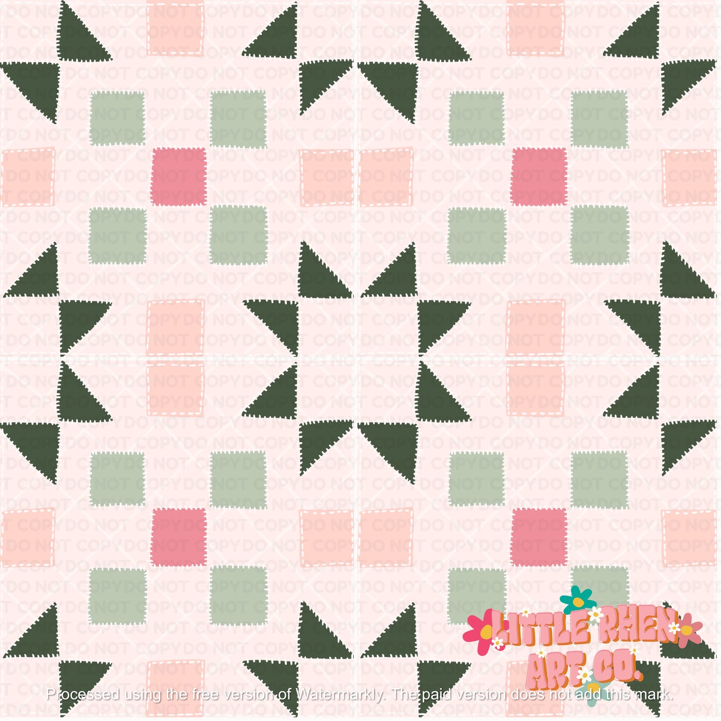 Grandmas Quilt + Vintage Floral