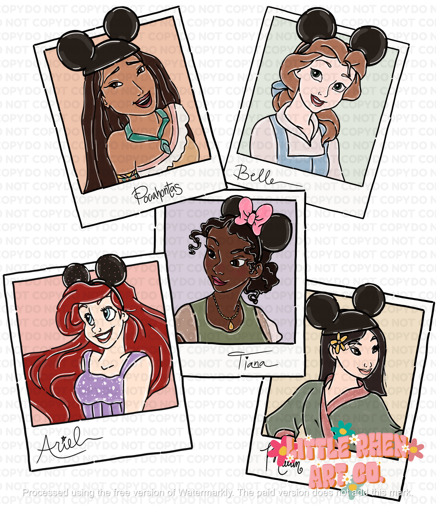 Princess Polaroids *LIMITED