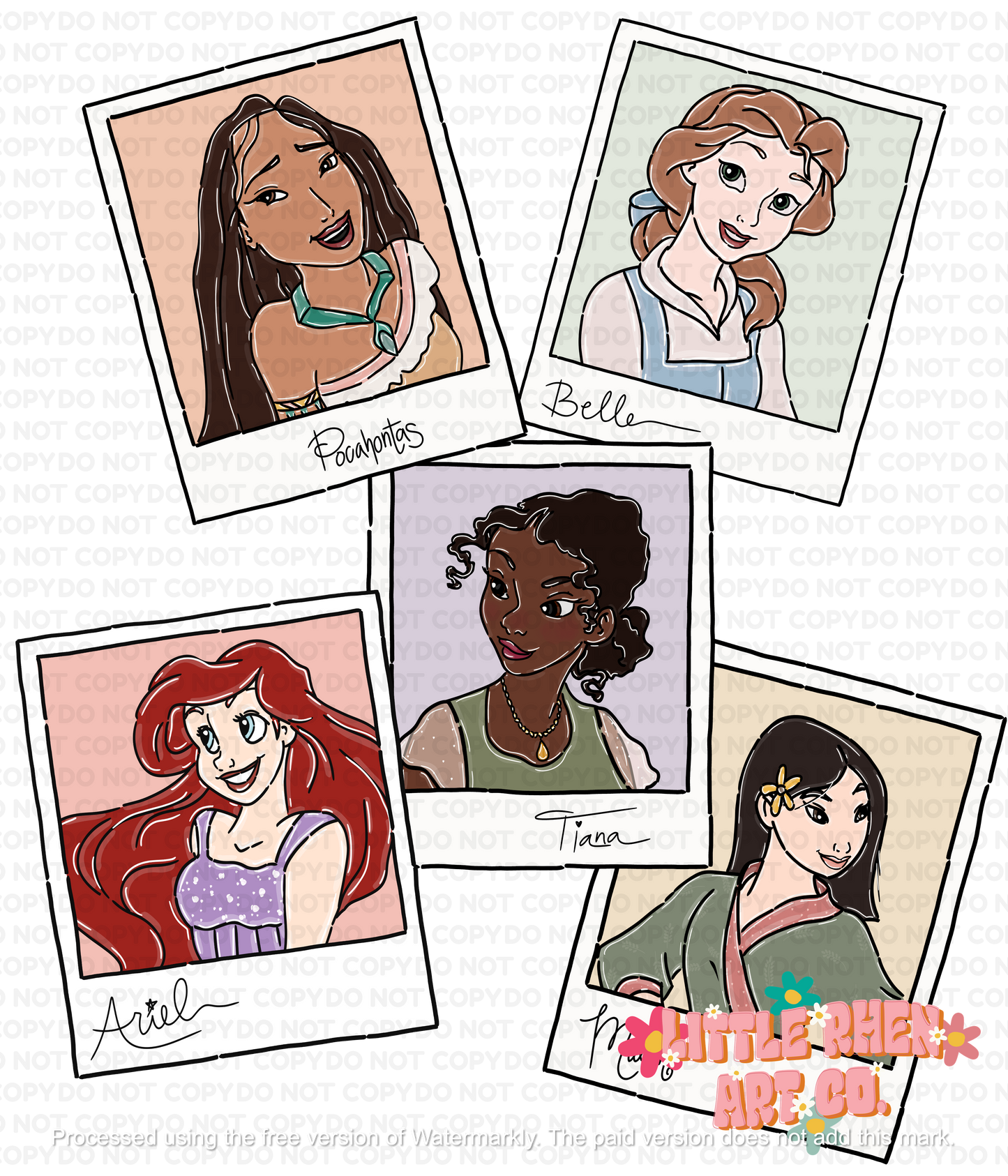 Princess Polaroids *LIMITED