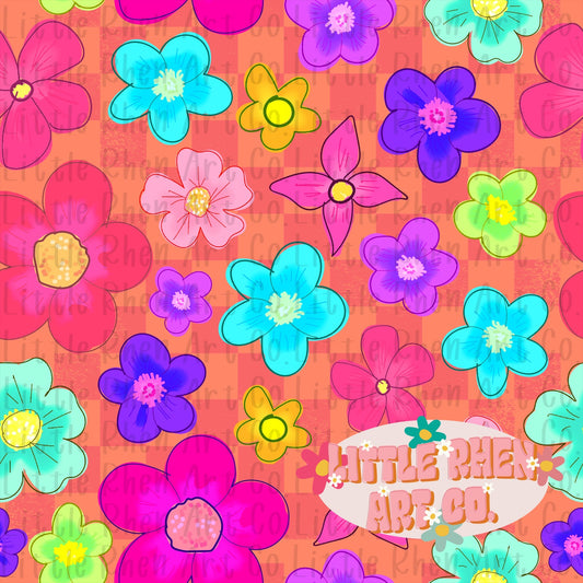 Neon Daisies
