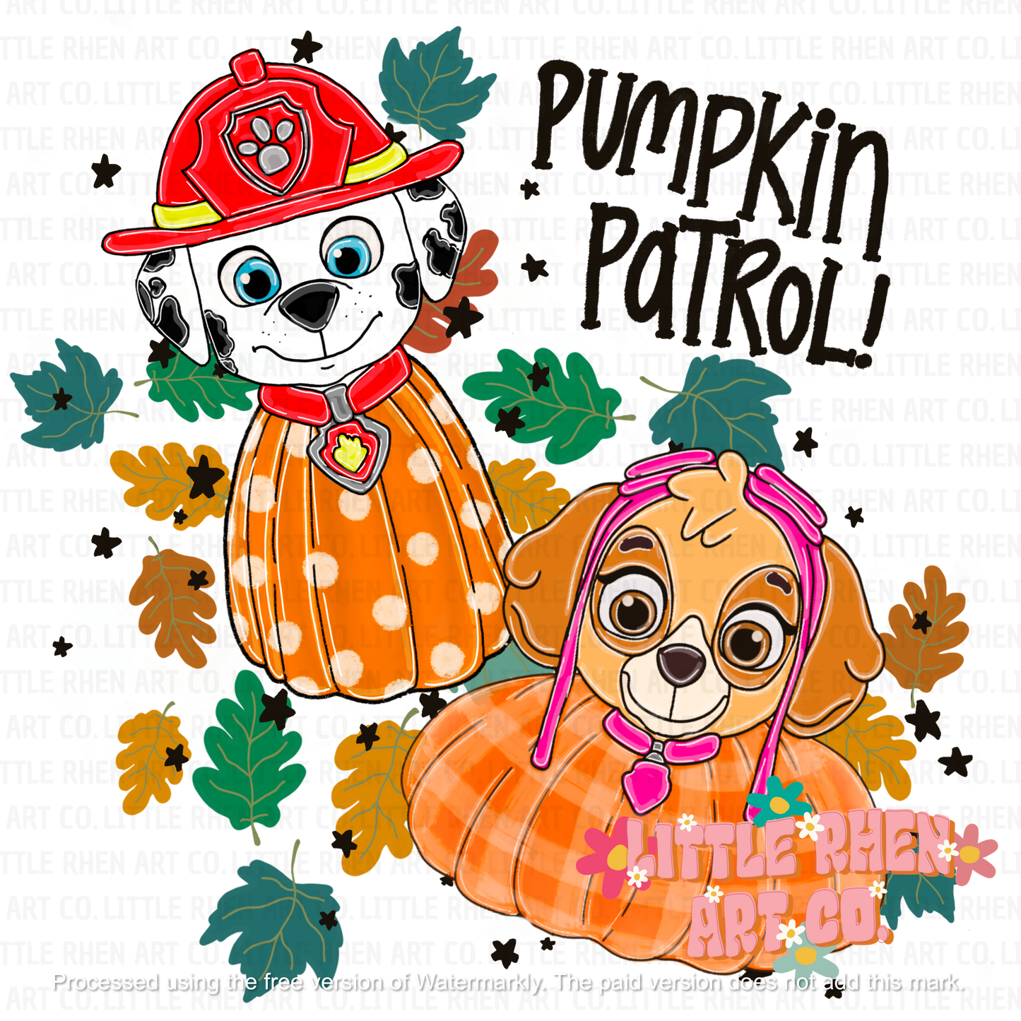 Pumpkin Patrol Pups **LIMITED
