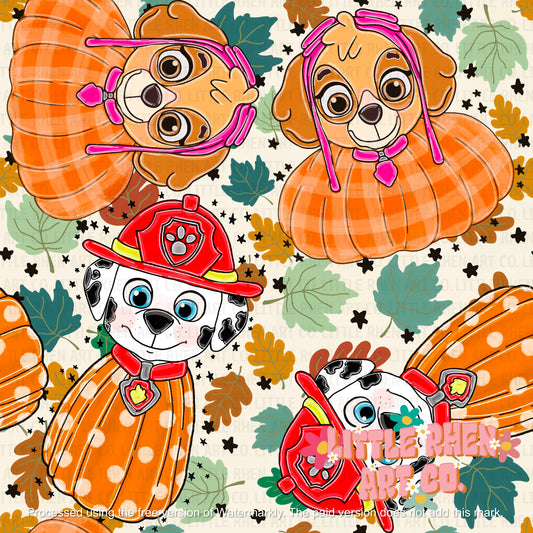 Pumpkin Patrol Pups **LIMITED