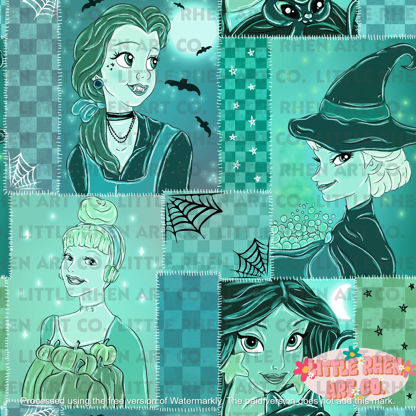 Spooky Patchwork Princess