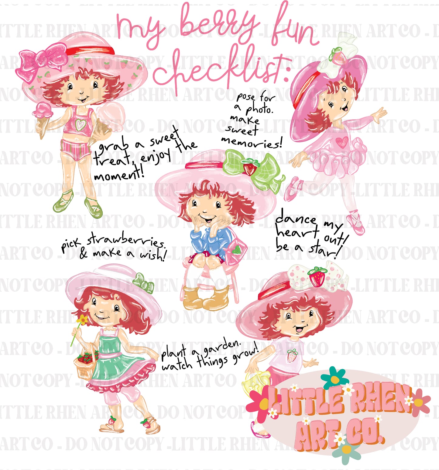 Pink Berry Small Cake
