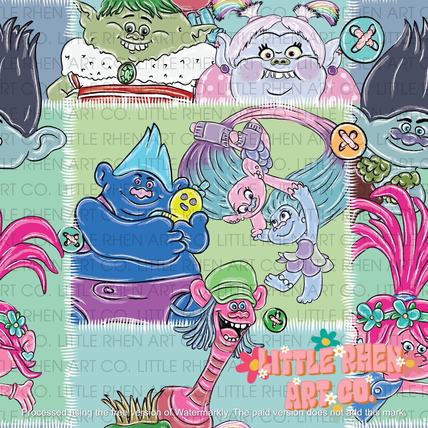 Troll Village Besties
