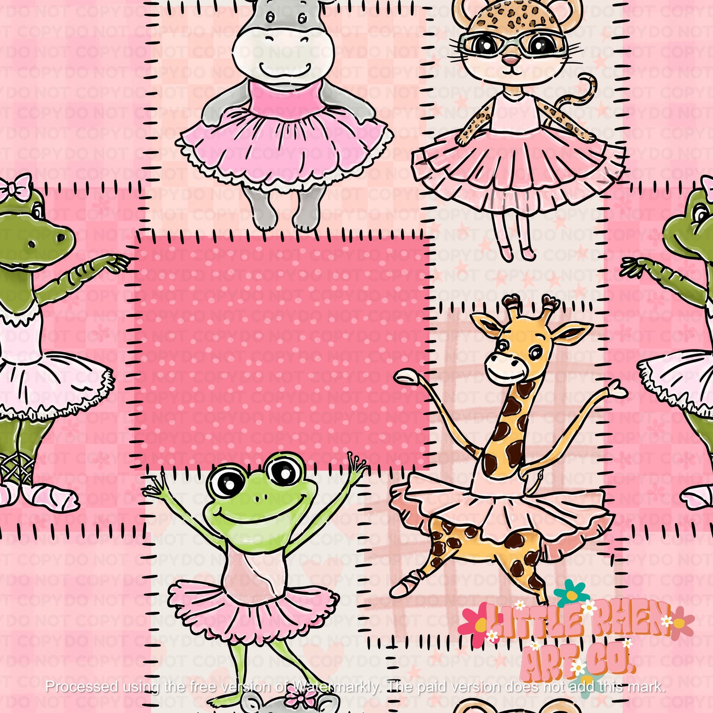 Wild Ballerinas Patchwork