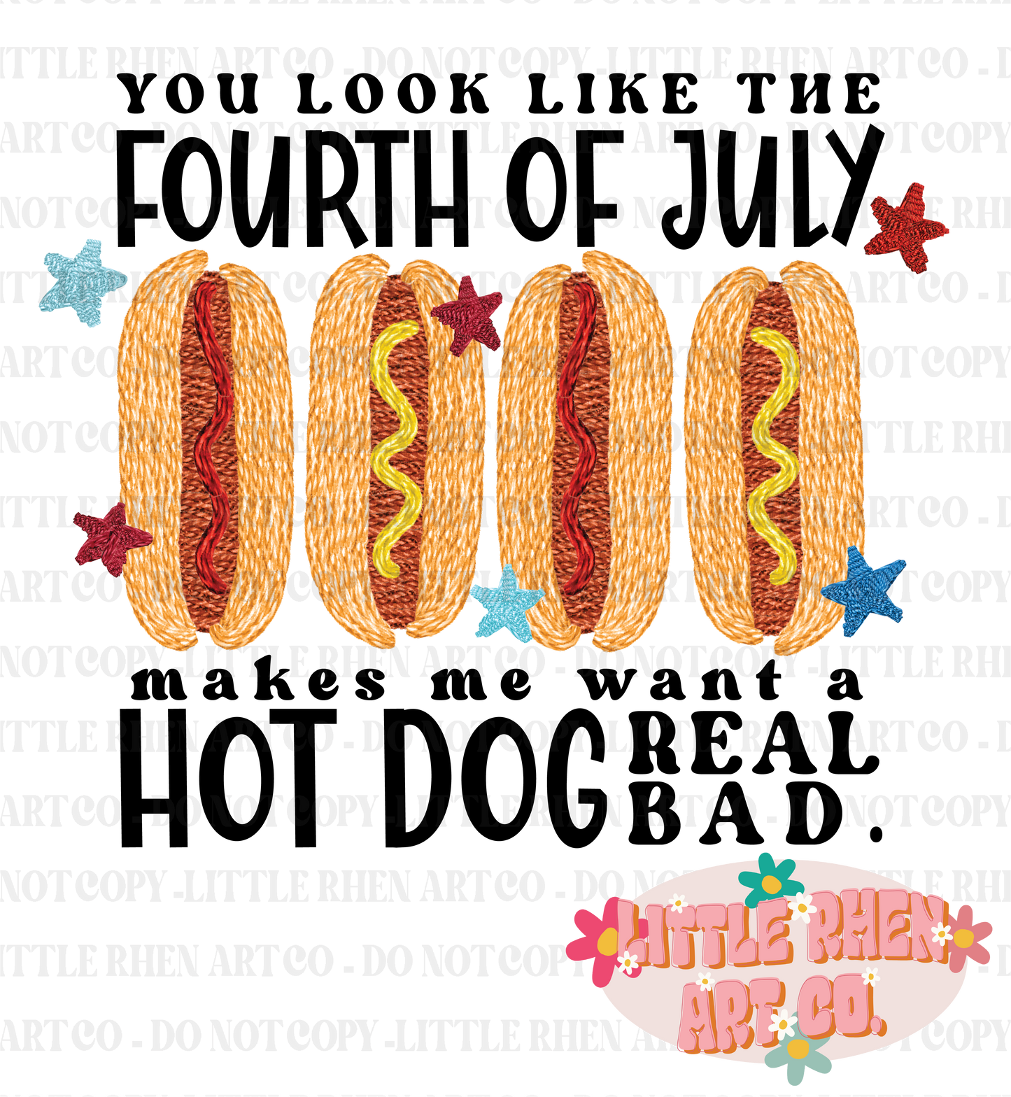 Hotdogs On The Fourth Of July