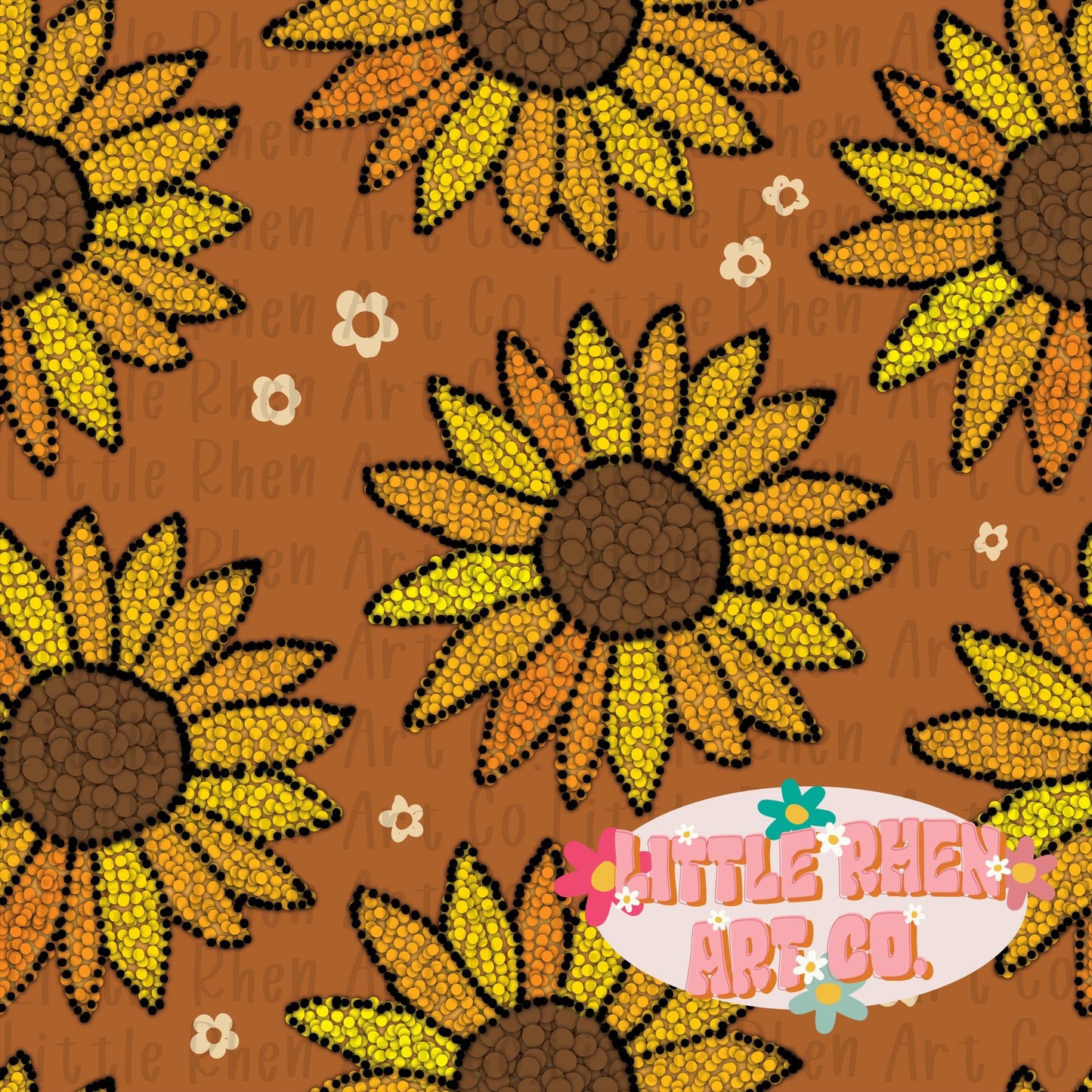 Mosaic Sunflowers