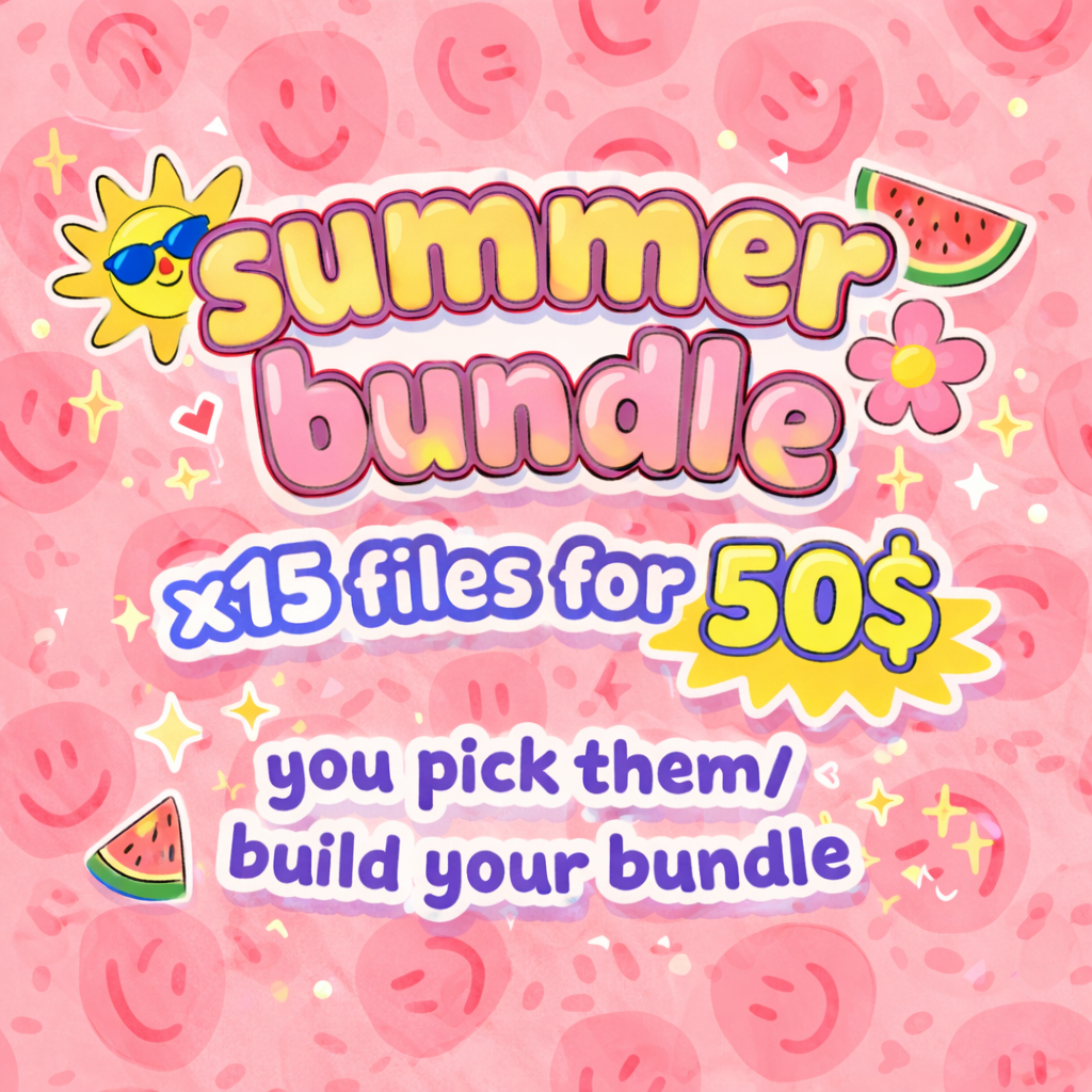 Summer Bundle - Build Your Own / 15 files